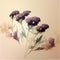 Beautiful illustration of a lovely lavender flower