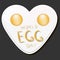 Beautiful illustration on theme of celebrating annual holiday World Egg Day