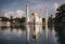 beautiful image of iconic floating mosque in Terengganu, Malaysia