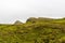 Beautiful image of spectacular scenery of the Quiraing on the Isle of Skye