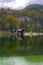 Beautiful and impressive scene in lake bohinj,Slovenia