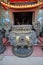 Beautiful incense burner of Chinese shrine in Thailand