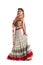 Beautiful Indian Bride on Isolated Background