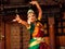 Beautiful Indian girl dancing Bharat Natyam dance, India