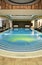 Beautiful indoor swimming pool in the hotel resort