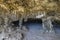 Beautiful inside view of Quadirikiri Caves. Aruba.