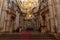 Beautiful interior and altar of Karlskirche church in Vienna
