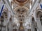 The beautiful interior of benedictine monastery Elchingen Abbey