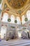 The beautiful interior of the Ortakoy Mosque in Istanbul