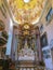 Beautiful interior of the pilgrimage Church Maria Strassengel, a 14th century Gothic church in the town of Judendorf Strassengel