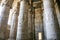 Beautiful interior of the Temple of Dendera