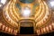 Beautiful interior view of famous Amazon theater in Manaus Brazil