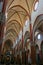 Beautiful interiors of catholic church Basilica di San Petronio in Bologna