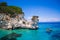 Beautiful Ionian islands - Anti Paxos with turquoise beaches. Greece.