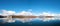 Beautiful irish panoramic landscape from achill island in county mayo