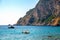 Beautiful island of Corfu, Paleokastritsa bay with charming and wonderful panoramic views Kerkyra