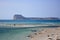 The beautiful island of Crete, Balos beach, in the north of the island, a beautiful blue lagoon