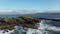 The beautiful Island Inishbarnog at Rossbeg in County Donegal - Ireland.