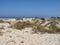 Beautiful island with wild dunes Sao Jacinto or San Antonio in Portugal