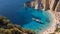 Beautiful island Zakynthos Greece vacation lagoon concept chic sunny adventure