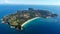 The beautiful islands of Madagascar Nosy Sakatia - Near Nosy Be, Aerial view