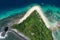 The beautiful islands of Madagascar - Nosy Tanikely - Near Nosy Be, Aerial view