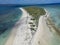 The beautiful islands of Madagascar Nosy Ve - Near Anakao, Aerial view