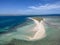 The beautiful islands of Madagascar Nosy Ve - Near Anakao, Aerial view