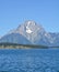 Beautiful Jackson Lake below the Teton Mountains in the Grand Teton National Park, Wyoming