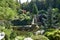A beautiful Japanese garden explored on a sunny summer day.