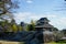 Beautiful Japanese Kumamoto Castle in Autumn