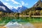 Beautiful Jasna lake at Kranjska Gora