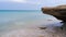 Beautiful Jebel Fuwairit Beach with pebbles in Qatar