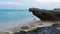 Beautiful Jebel Fuwairit Beach with pebbles in Qatar