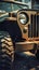 Beautiful Jeep close-up professional photo, Generative AI