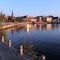 Beautiful July evening in the Northern Harbor in LuleÃƒÂ¥