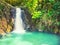 Beautiful Kaeng Nyui Waterfalls. Laos landscape.