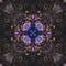 Beautiful kaleidoscope a Flower Floral pattern bg