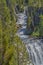 The beautiful Kepler Cascades Waterfall on the Firehole River. Southwestern Yellowstone National Park in the Rocky Mountains, Park