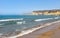 Beautiful Kourion beach on a clear Sunny day. Limassol, Cyprus