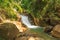 Beautiful Krathing waterfall in National Park, Thailand.