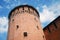 Beautiful Kremlin tower and wall, Kolomna, Russia