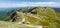 Beautiful Krivanska Mala Fatra mountain range from Chleb hill in Slovakia