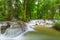 Beautiful Kroeng Krawia Waterfalls in Kanchanaburi, Thailand