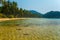 Beautiful lagoon with transparent water