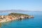Beautiful lagoon and turquoise Aegean Sea