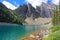 Beautiful Lake Agnes, Canadian Rocky Mountains, Banff National Park, Alberta, Canada