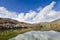 Beautiful Lake and Clouds reflection, wide angle shoot