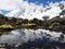 Beautiful lake in Cordilleras mountain