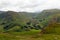 Beautiful lake District valley Martindale Cumbria England uk from Hallin Fell